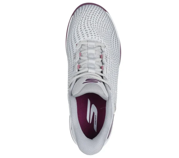 Skechers Women Grey/Purple Slip-ins Relaxed Fit: Viper Court Reload (Designed for Pickleball) - Image 4