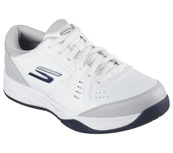 Skechers Men White/Grey Viper Court Smash - Image 3