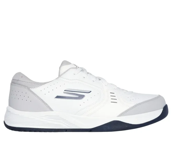 Skechers Men White/Grey Viper Court Smash