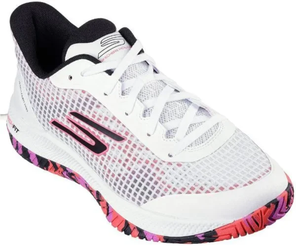 Skechers Men WhiteHot Pink Viper Court Pro - Pickleball